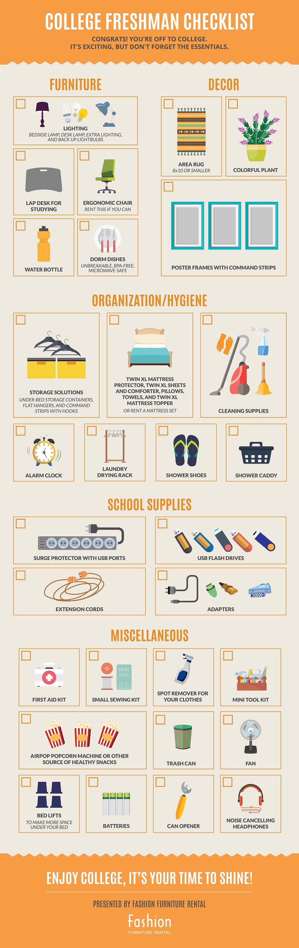 The 10 Things to Make Sure You Bring to College